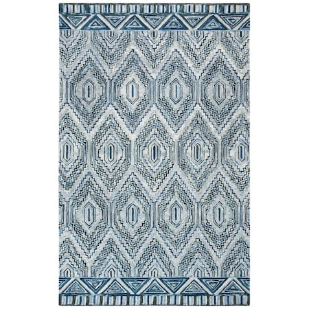 Safavieh Aspen Hand Tufted Rectangle Area Rug Grey & Blue - 4 x 6 ft. APN823F-4